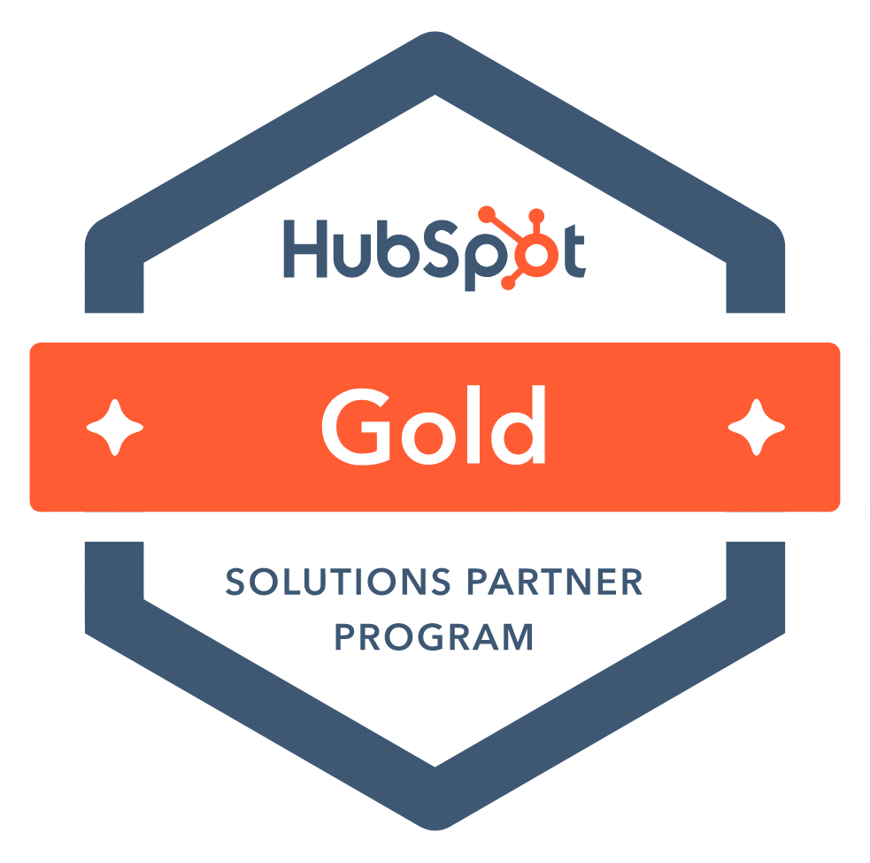 Hubspot gold solutions parter badge